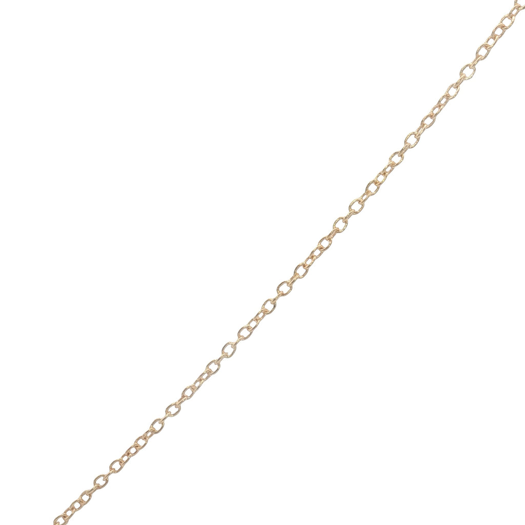 Collier doré quartz rose attaché à la chaine 42 cm