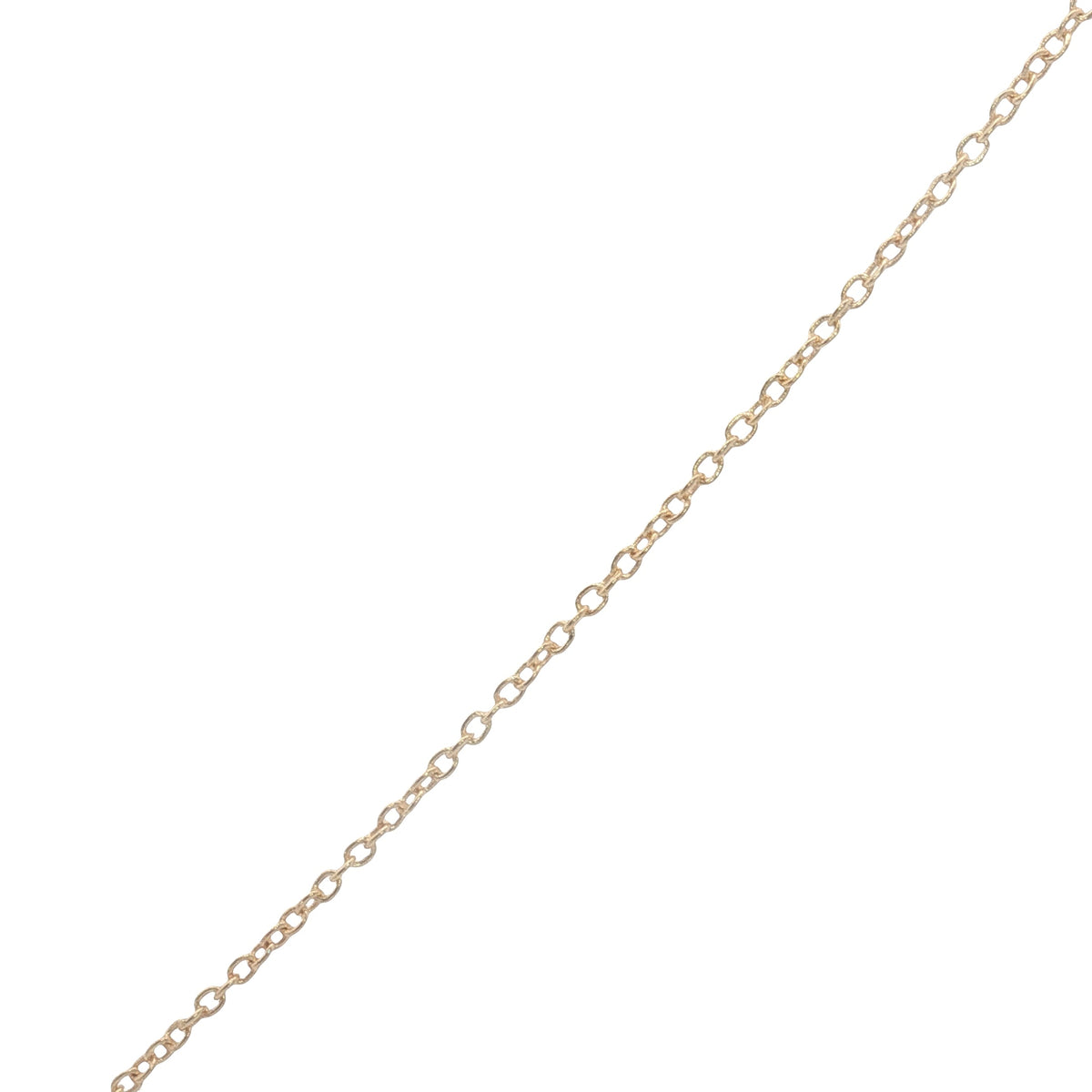 Collier doré quartz rose attaché à la chaine 42 cm