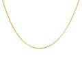 Collier doré maille gourmette limée - 38CM