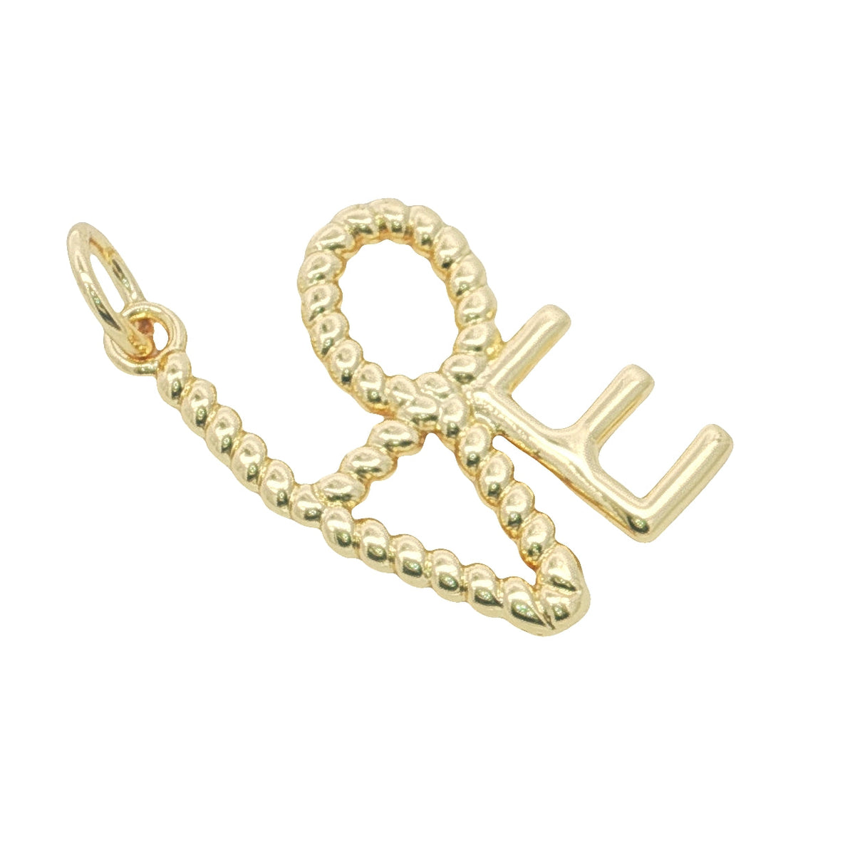 Charms doré écriture torsadé LOVE"