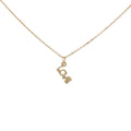 Collier doré love 42 cm