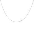 Collier argent maille gourmette limée 2 faces - 42CM