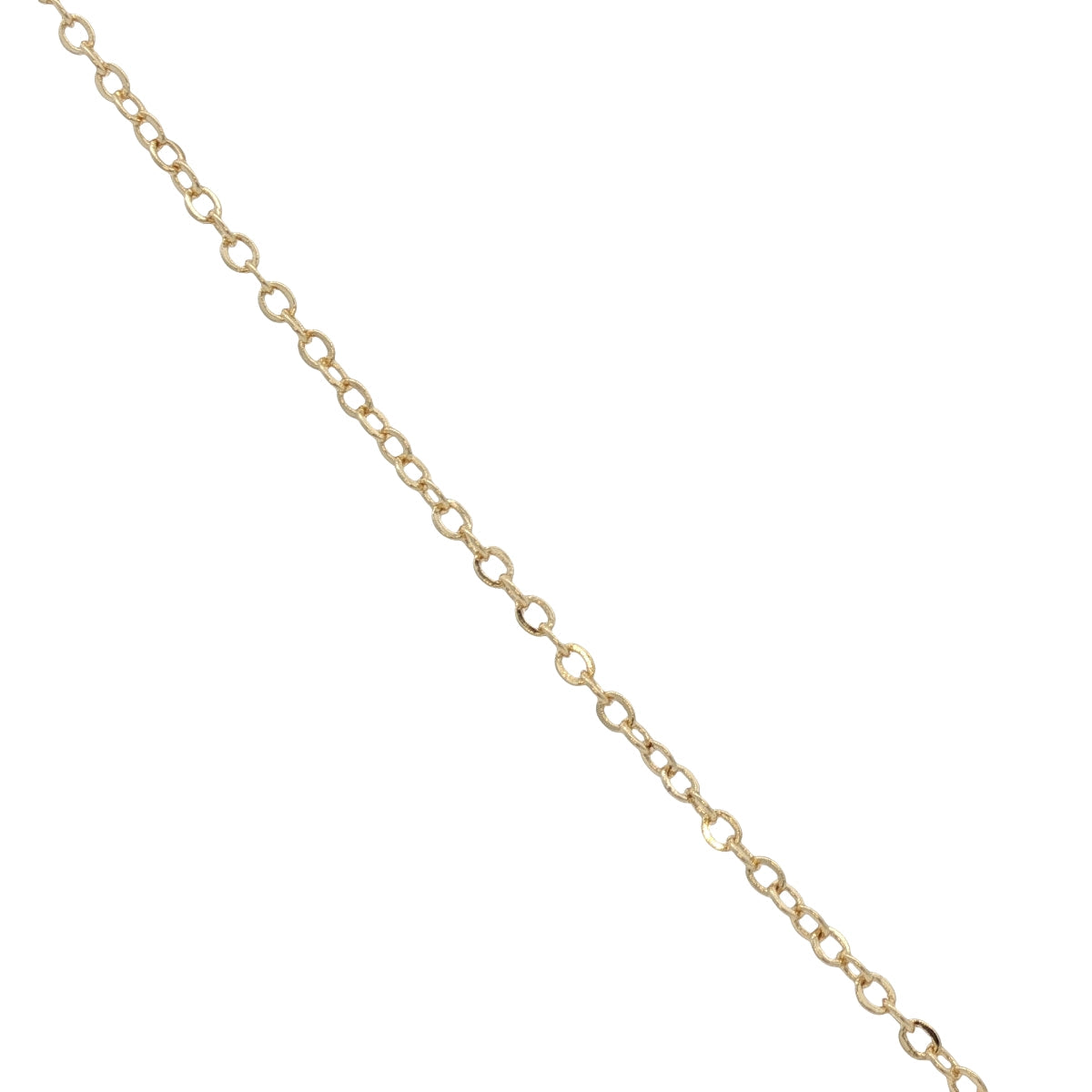 Collier doré Hai avec zircons  46 cm