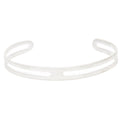 Bracelet jonc argent 925 brossé mat