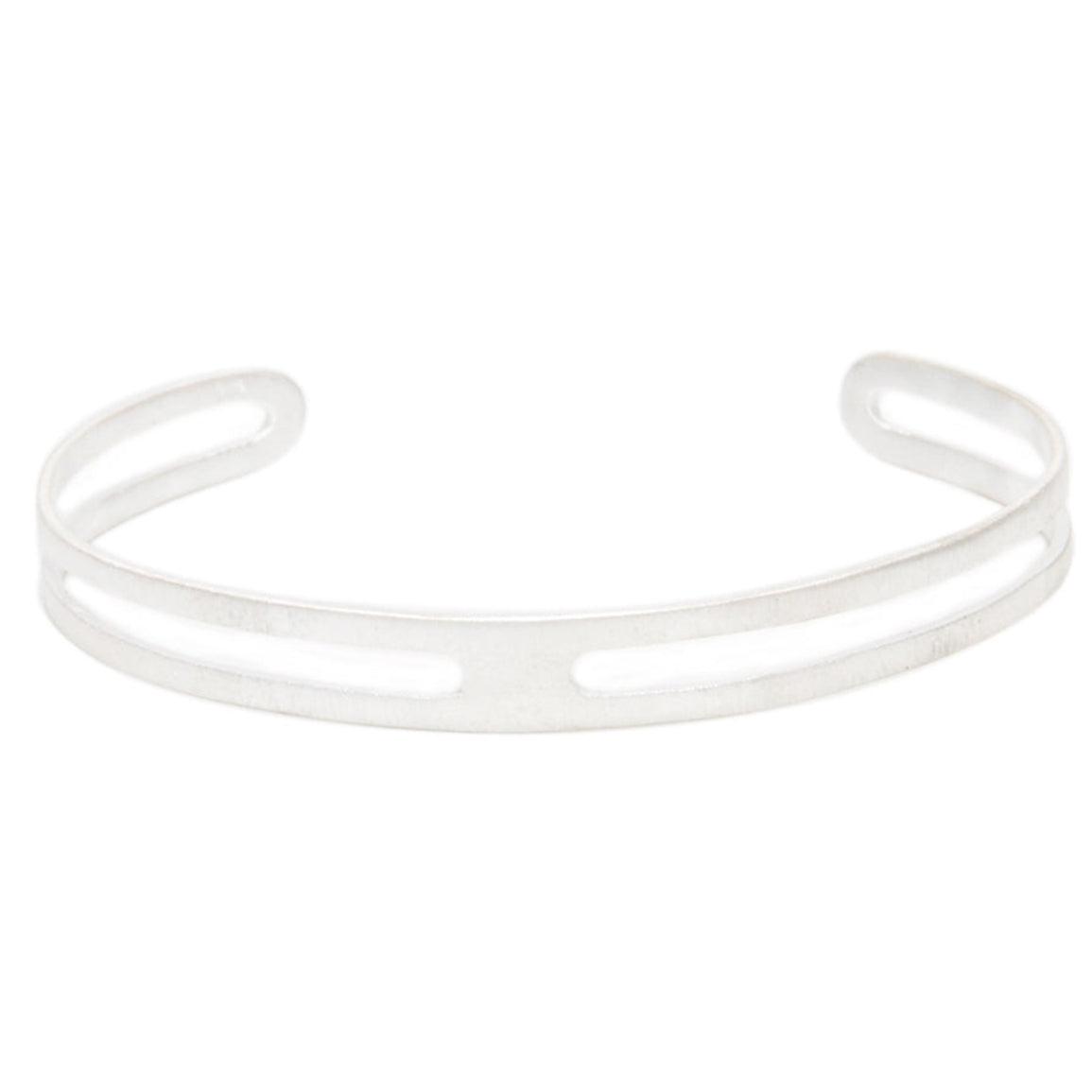 Bracelet jonc argent 925 brossé mat