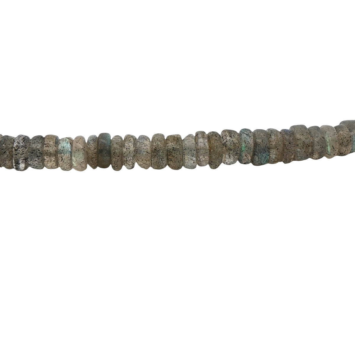 Collier doré avec pierre et chaines 42 cm