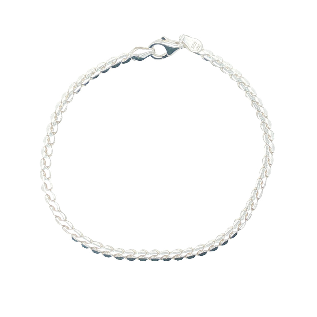 Bracelet homme argent 925 maille égyptienne