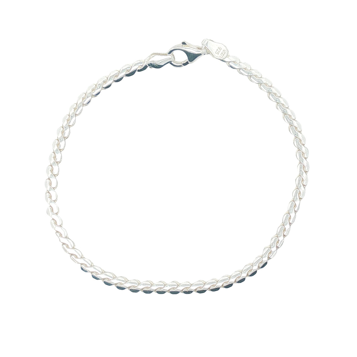 Bracelet homme argent 925 maille égyptienne