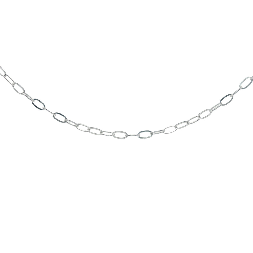 Collier argent 925 maillons ovales
