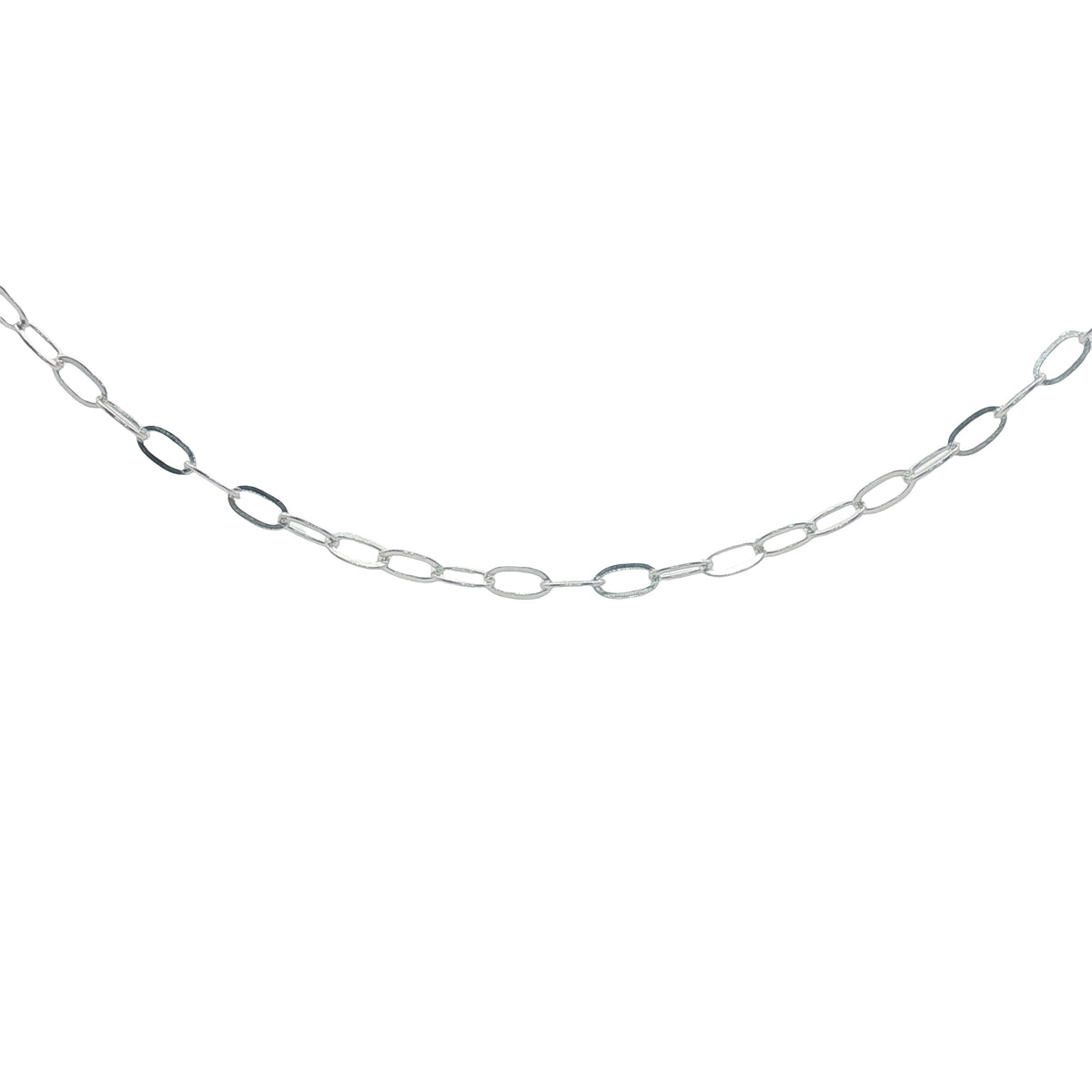 Collier argent 925 maillons ovales