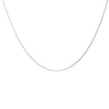 Collier doré maille rectangle 1 mm