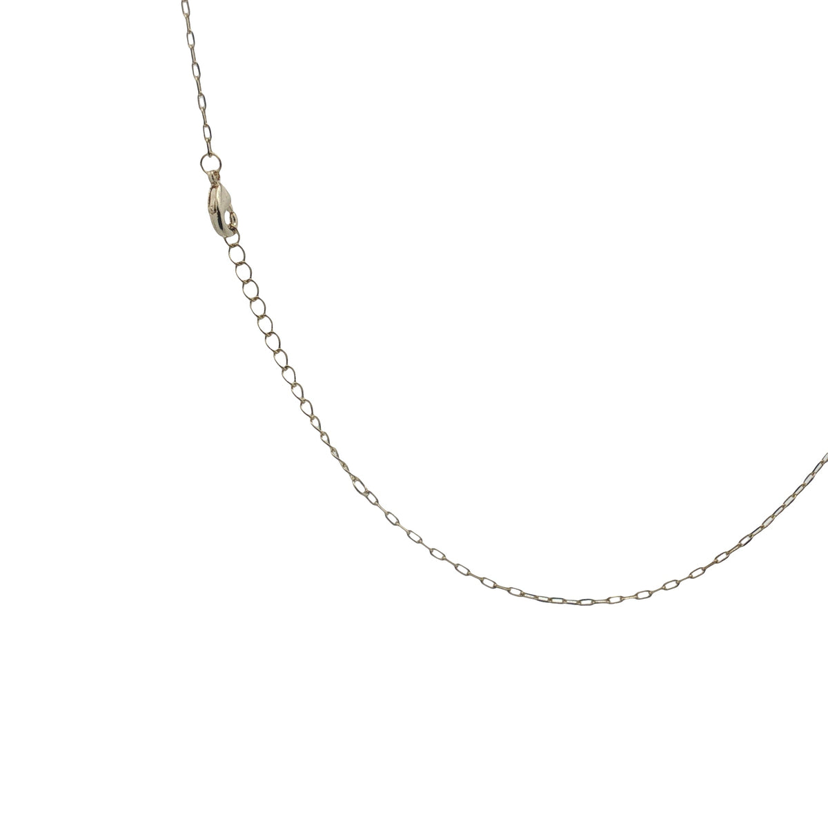 Collier doré maille rectangle 1 mm