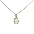 Collier doré Johri bazaar quartz citron et fil doré 42 cm