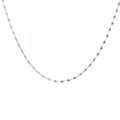 Collier doré maille ovale ciselée 1,9 mm