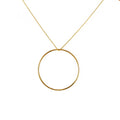 Collier doré anneau S M L ou XL - L