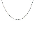 Collier doré avec duo onyx noire 50 cm