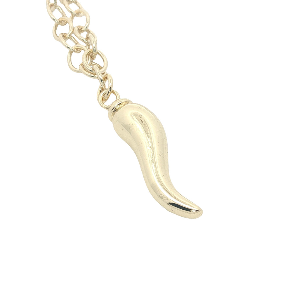 Collier piment doré 42 cm