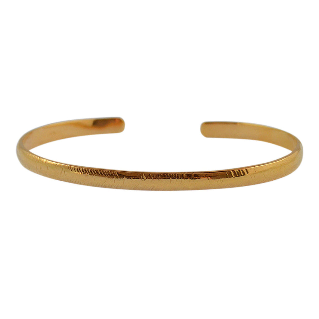 Jonc doré texturé - Bracelets