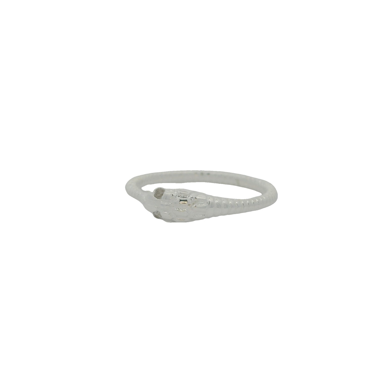 Bague argent 925 serpent zircons