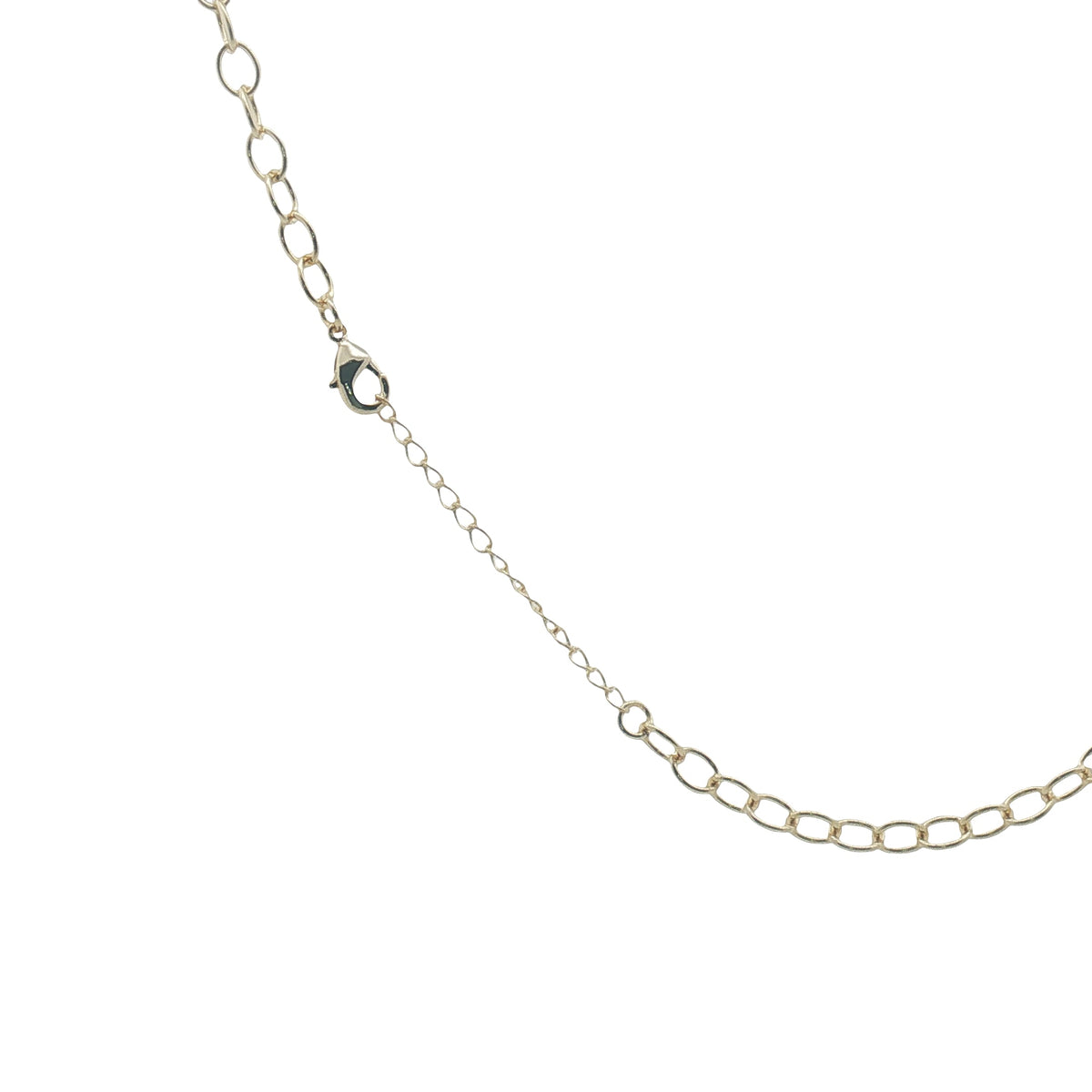 Collier doré maille ovale
