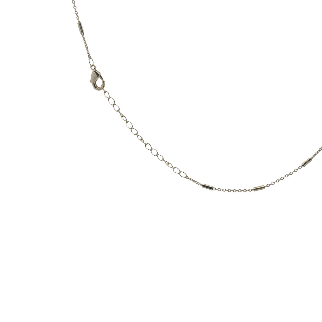 Collier doré maille petits tubes