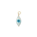 Charms doré oeil ovale en nacre GM