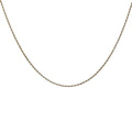Collier doré maille torsadée