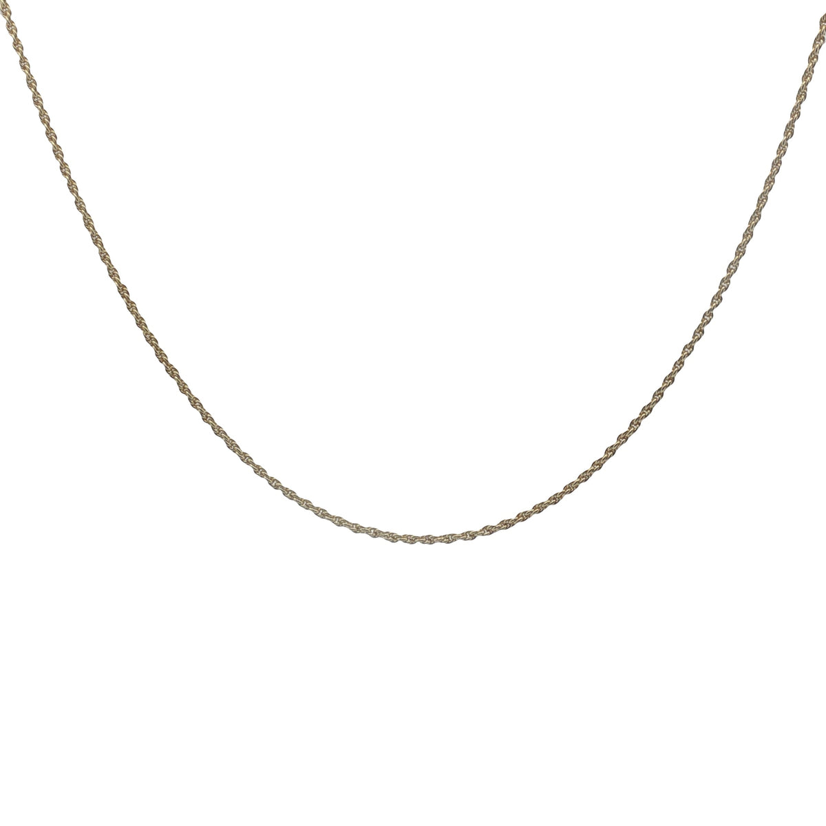 Collier doré maille torsadée