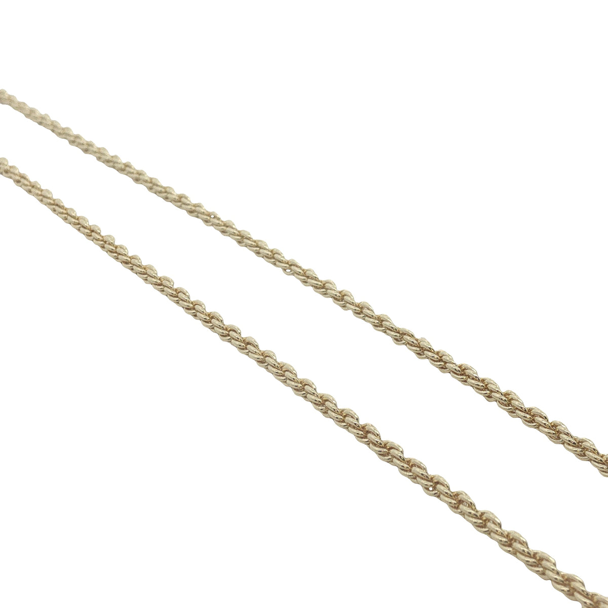 Collier doré maille torsadée