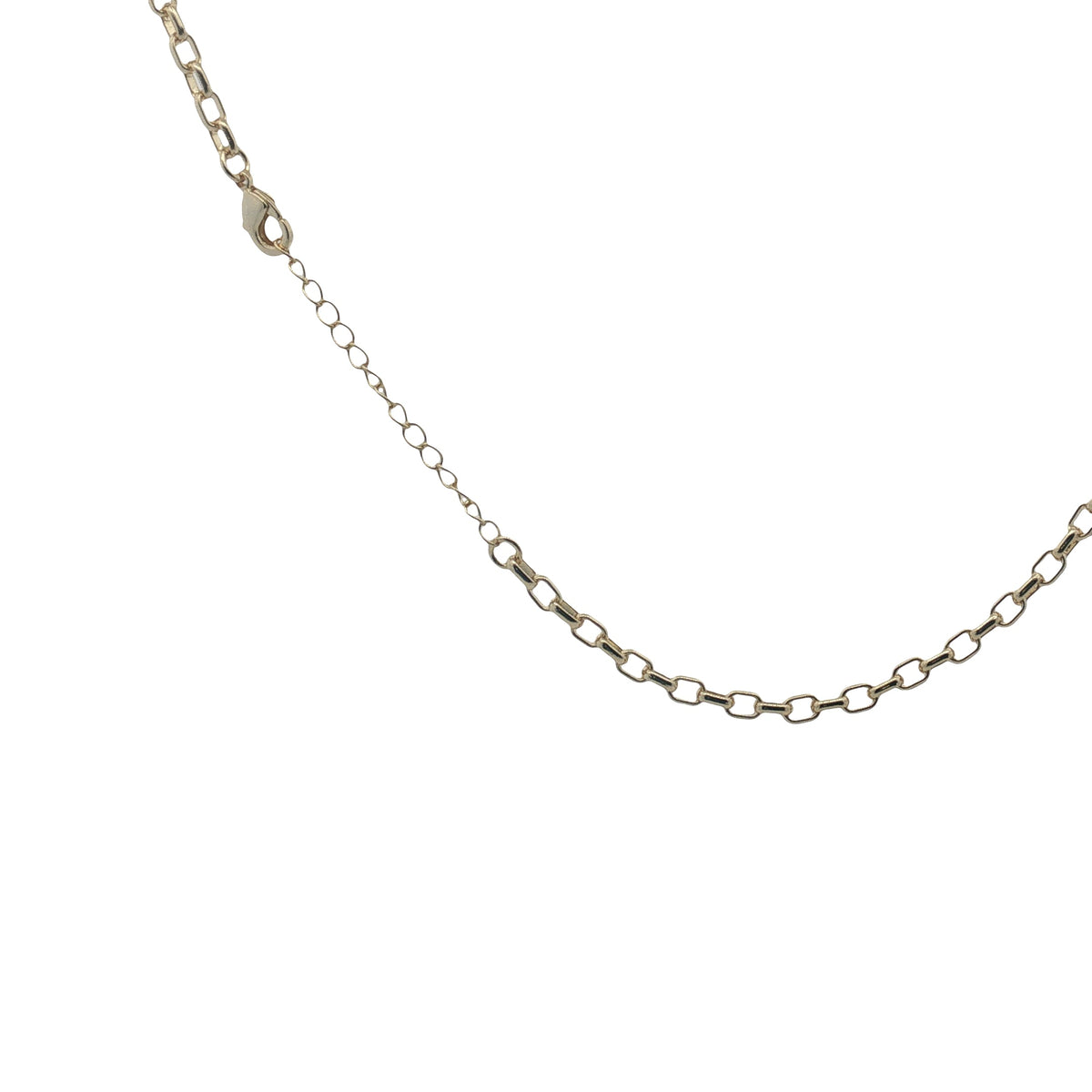 Collier doré maille rectangulaire
