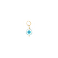 Charms doré oeil rond en nacre