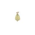 Charms doré quartz citron et petites perles dorées