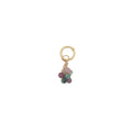 Charms doré grappe de tourmaline