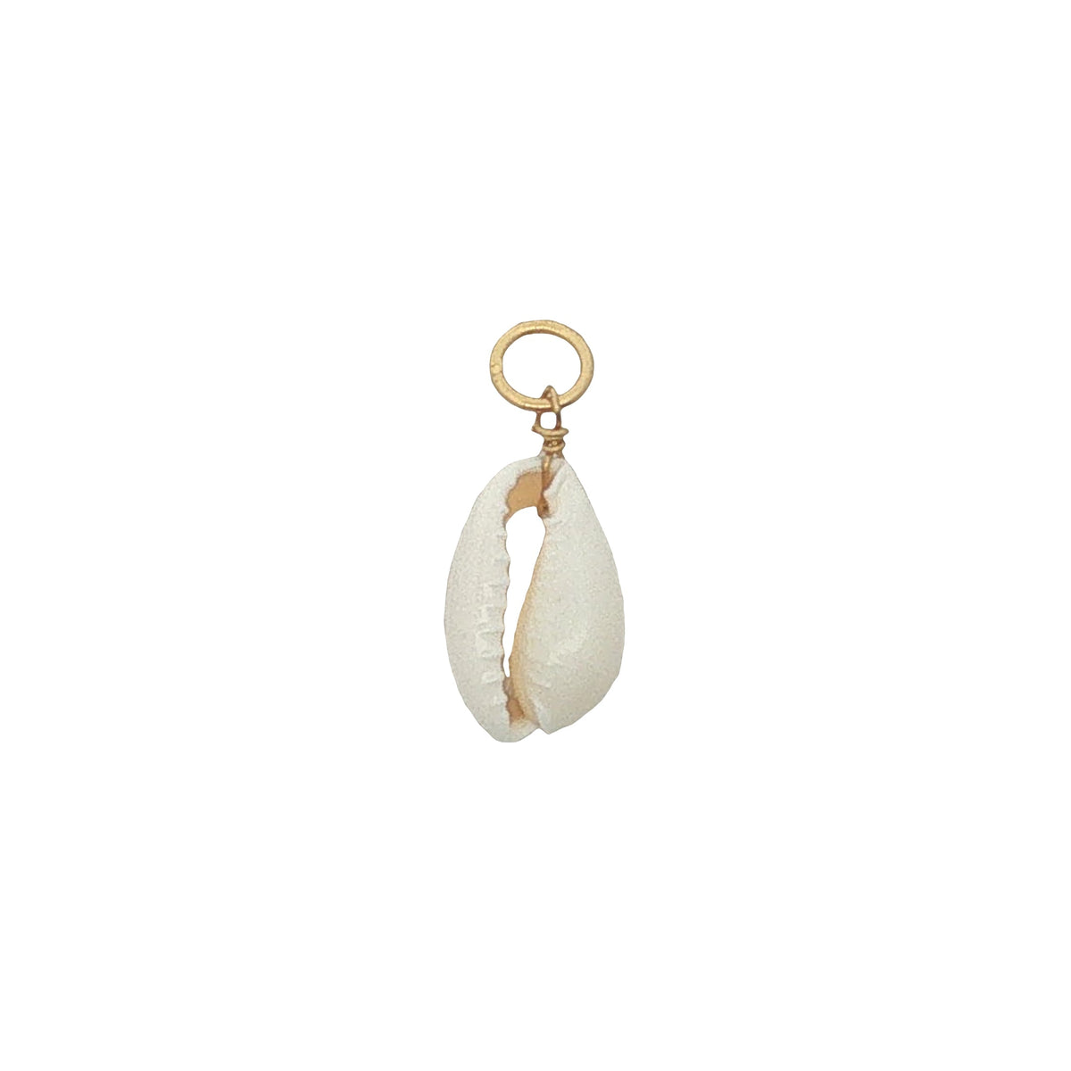 Charms doré cauri naturel